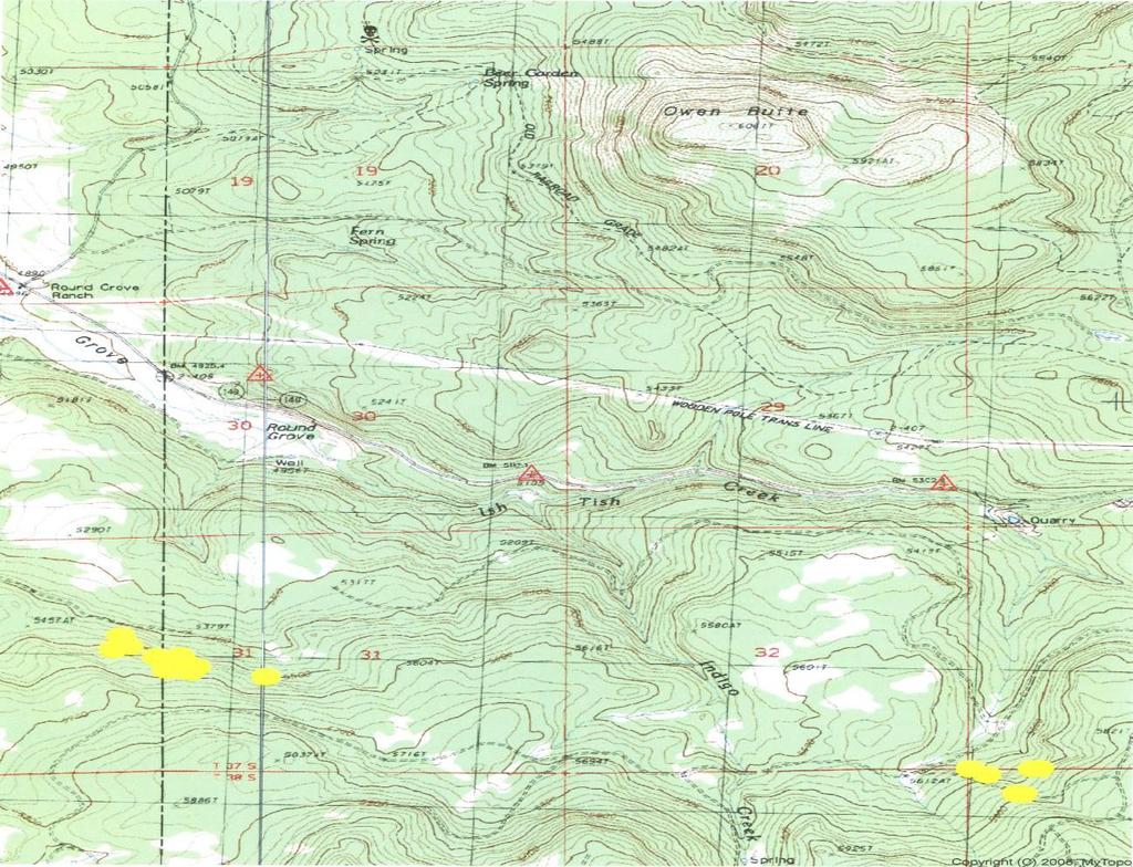 Map 7: 10,401m southeast of release