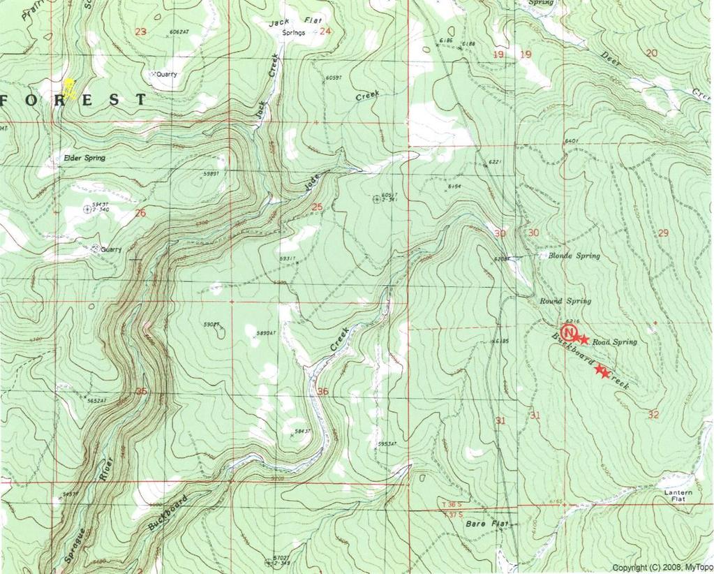 Map 12: Nesting site and brood locations for 1968. Nesting location was 9,881.37 m from release site.
