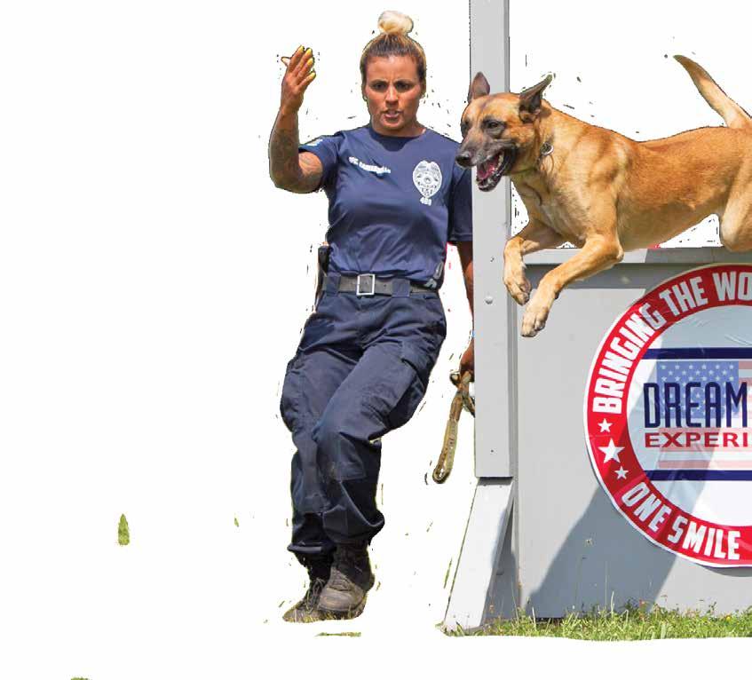 We encourage all handlers to showcase their K-9s during Dream Ride weekend in order to maximize awareness.