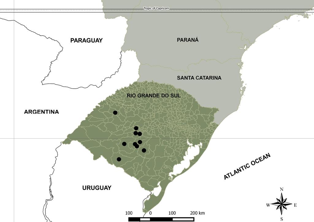 Neospora spp. and Toxoplasma gondii infection in sheep flocks from Rio Grande do Sul, Brazil mesoregion (RS) (see Figure 1).