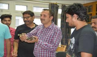 They were very excited and amazed to have handled live snakes for the first time in their