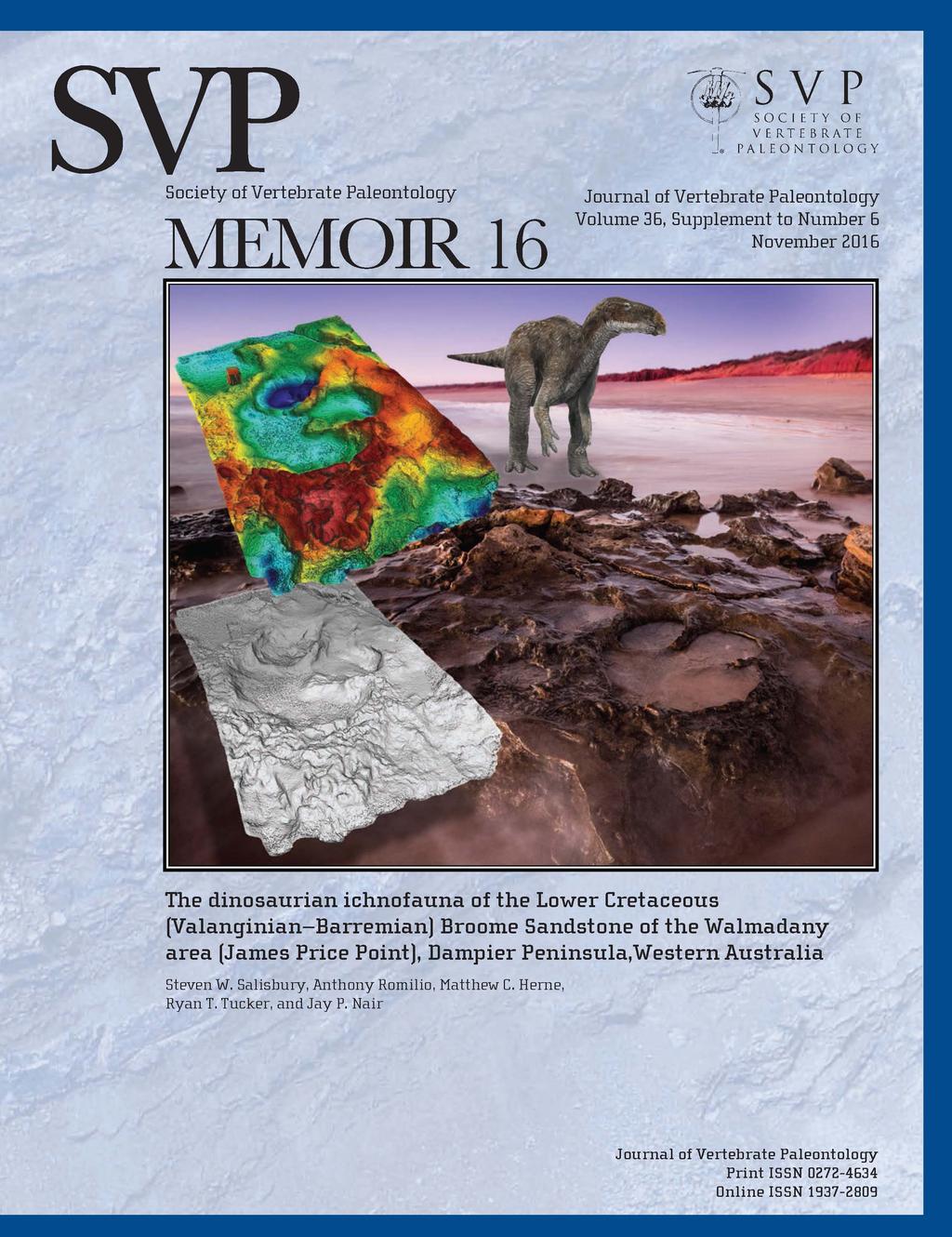 Journal of Vertebrate Paleontology ISSN: 0272-4634 (Print) 1937-2809 (Online) Journal