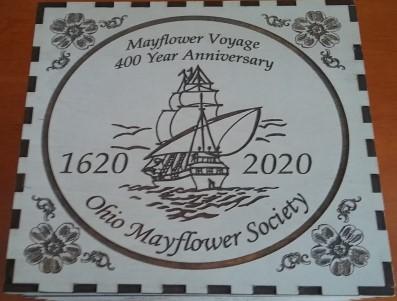 Page 7 TOLEDO COLONY CHRONICLE Western Reserve Colony (Society of Mayflower Descendants in the state of Ohio) SMDOH 2020 Anniversary Box (7 x 7 x 4 ) $75 per box $88.