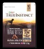 Tailored for Adult Dogs + Puppies: Raw Bites for dogs deliver pure, complete and balanced raw nutrition, with no artificial flavours, sugars or preservatives.
