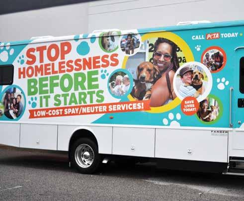Mobile Veterinary Spay/Neuter Clinics PETA owns and operates four mobile