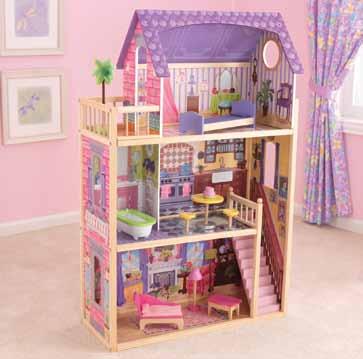 A. A. Kayla Dollhouse *Includes 10 Pieces of Furniture *Accommodates