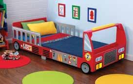 Racecar Toddler Bed 190 cm L x 75 cm W x 45