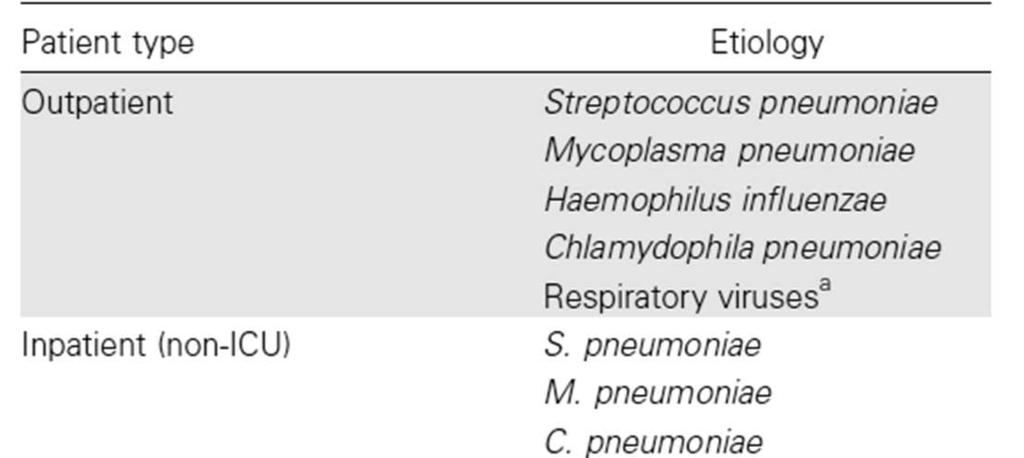 Symptoms and signs of LRI (3 in 5) Fever / Cough ± productive sputum / Dyspnea / Pleuritic chest pain