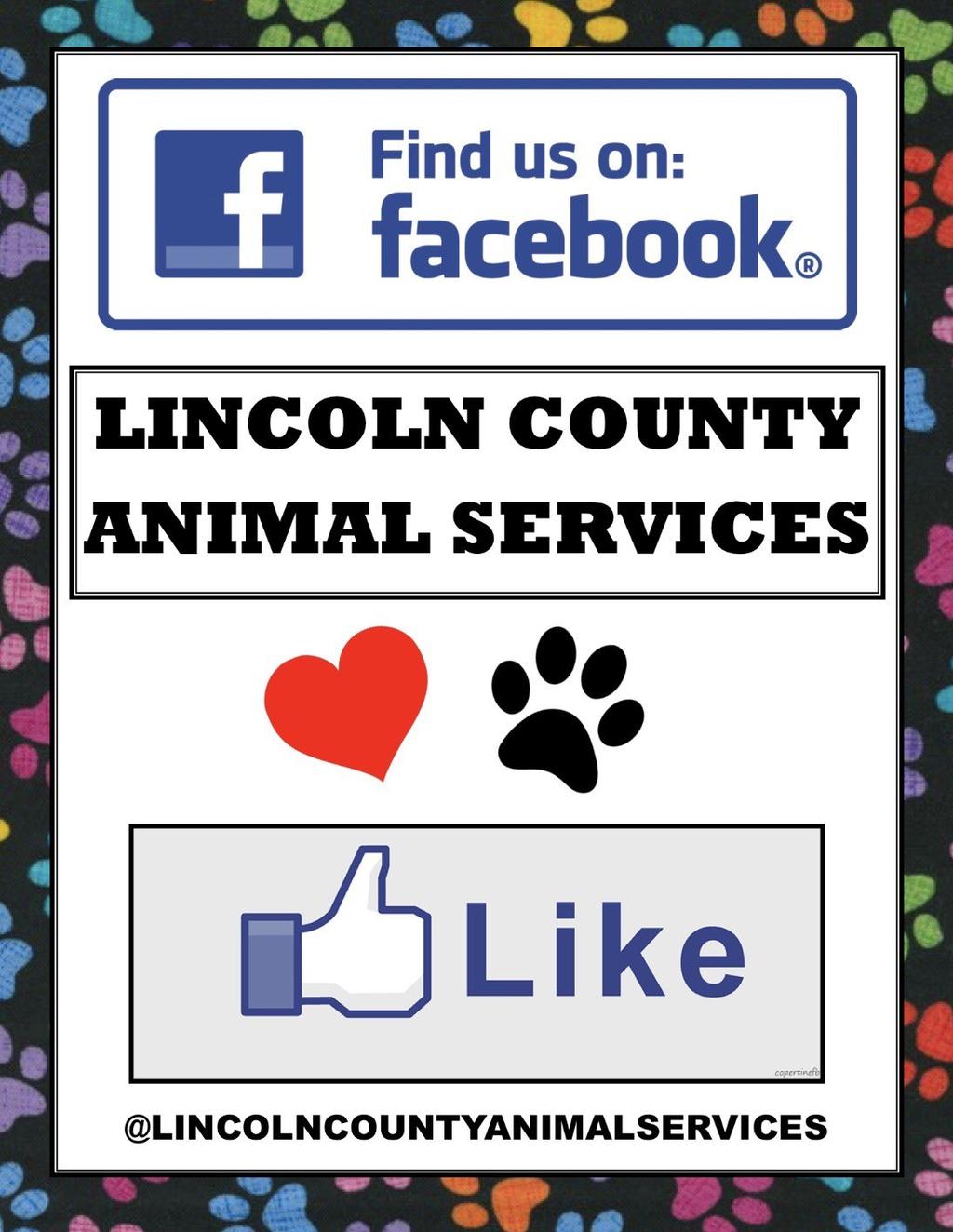 UPCOMING EVENTS 4/22 Earth Day Animal Services Downtown Lincolnton, 11-3pm 4/29 Make Every Day Earth Day Animal Services Info Booth at Habitat Restore, 10-2pm 5/6 Rabies Clinic East Lincoln Middle