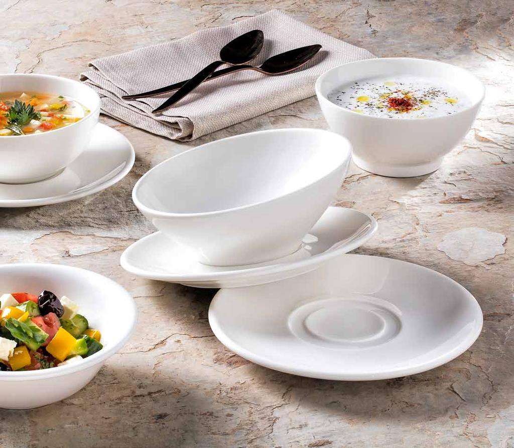 62 GOURMET TM 61 Our new 19 cm underliner suits with seven different bowls that meet every volume and style needs of chefs.
