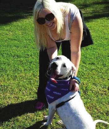 Meet Hayley Armstrong and her dog Slayer, they raised a fabulous $1,400 for Millions Paws Walk 2013!