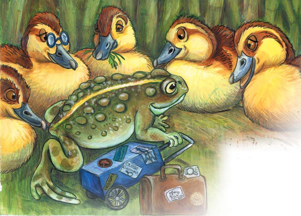 The family love their home and life is complete, but one day a Natterjack Toad they all meet.