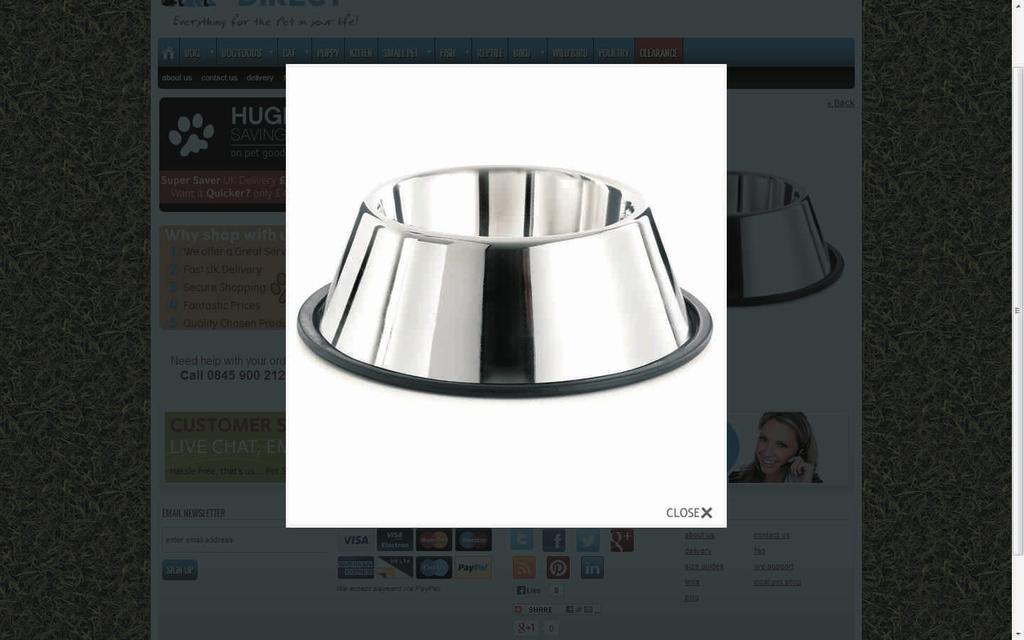 STAINLESS STEEL CAT DISH Stainless Steel Cat Dish Size: 200ml / 13cm STAINLESS STEEL PYRAMID EMBOSSED ANTI-SKID BOWL STAINLESS STEEL NON TIP COCKER / SPANIEL BOWL
