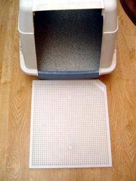 Page 13 of 15 Here is a picture of another type of mat that is very useful. This particular brand is not made anymore but the Booda Litter Mat is close to it in design.