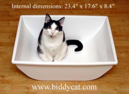 Page 6 of 15 The Biddy Box is longer, wider and deeper than any other litter box on the market.