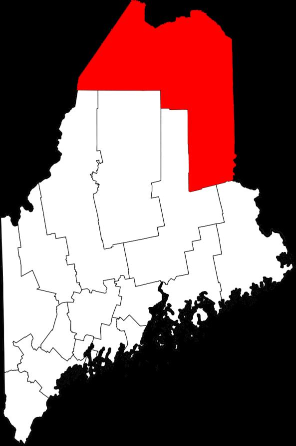 states combined, and Aroostook County is
