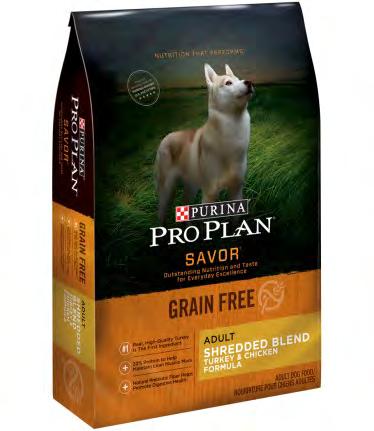 APRIL 30-JUNE 1, 2018 Grain Free Shredded Blend Adult Dog Turkey &