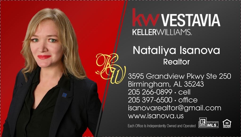 Nataliya will be happy to provide a weekly market overview report, if you contact her with your email address. She will run a comparative market analysis on your property if you d like.