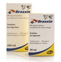 Leave nothing to chance Draxxin - the one-shot BRD treatment of choice Leave nothing to chance Draxxin - the one-shot BRD treatment of choice Tulathromycin, the active ingredient
