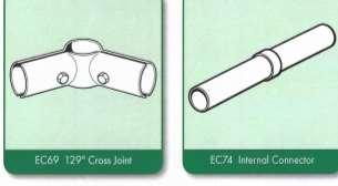 EC69 129 deg Cross Joint