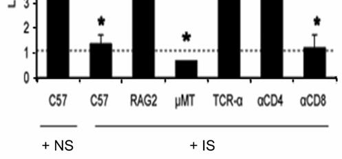 Adoptive transfer of serum antibodies clears B. parapertussis from the lower respiratory tract but requires help from T cells.