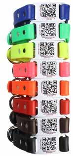 95 Collar has pre-built-in tag with unique QR ID and PetHub s 24/7 Call Center Phone Number ScruffTag Soft Grip