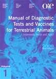 products, such as vaccines, used for control purposes Oversees production of the Manual of Diagnostic Tests
