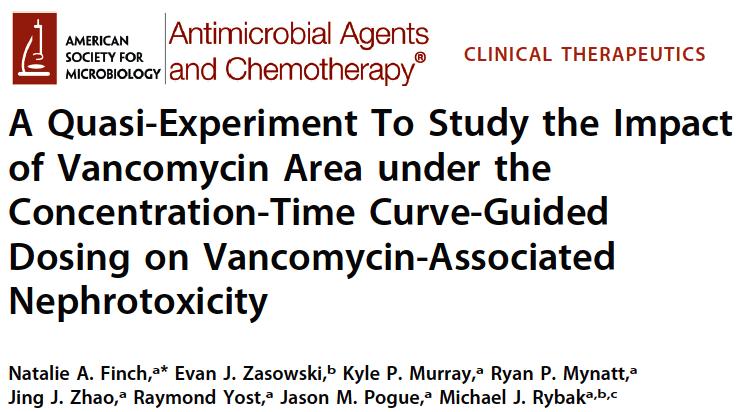 Vancomycin: things are moving Finch et al. Antimicrob Agents Chemother.