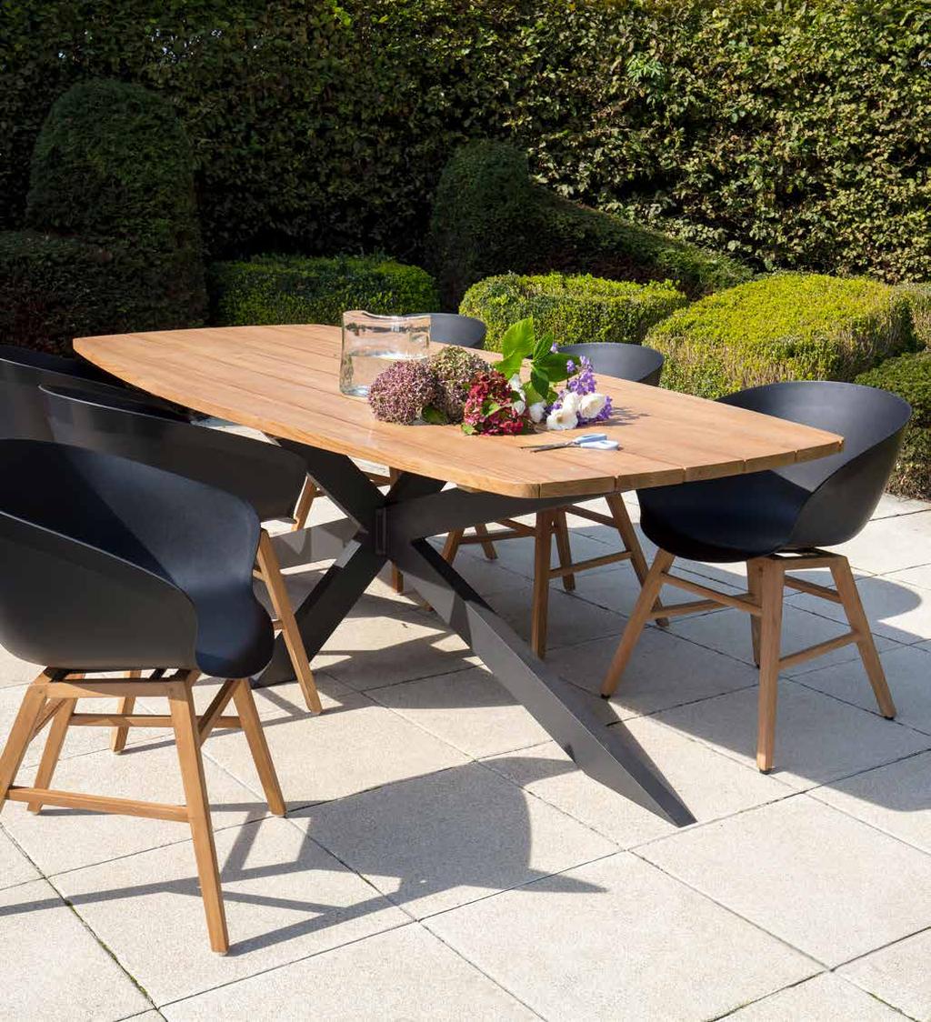 Forty collection Castle Line meets your expectations with the Flex table range.