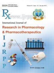 International Journal of Research in Pharmacology & Pharmacotherapeutics ISSN Print: 2278-28 IJRPP Vol.