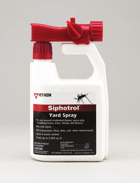 Siphotrol Brand Home and Yard Products Siphotrol brand home and yard products have long been trusted and recommended by veterinarians for control of ectoparasites.