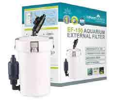 Each unit draws water into the filter through an inlet tube and returns crystal clear water via an outlet tube.