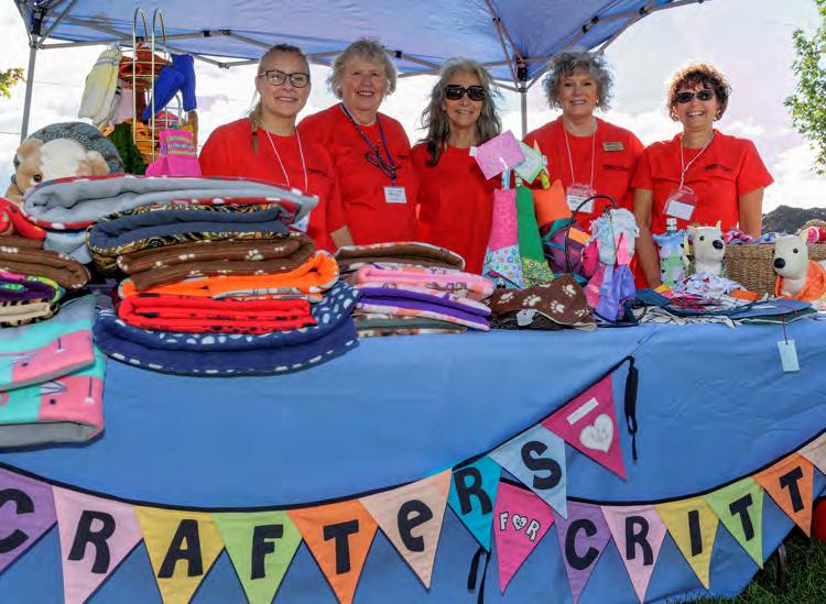 Crafters for Critters is a group of creative volunteers who