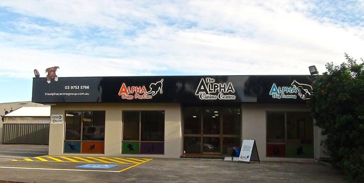 1. The Alpha Canine Centre 54 Rushdale Street Knoxfield, Victoria The largest privately owned indoor dog training and dog day care centre in the Southern hemisphere. The Home Of.