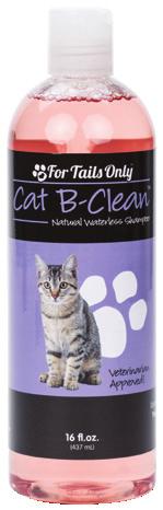 Dog B-Clean Cat B-Clean Pet B-Clean #USSN200001-16 fl. oz. / WS $14.95; BV 7; QV 13 Keep your dog shiny and clean with this great-smelling, natural waterless shampoo!