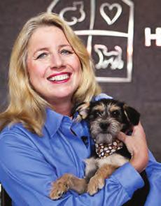 OHS Director Honored for 25 Years of Leadership» OHS Director Sharon Harmon with furry friend.