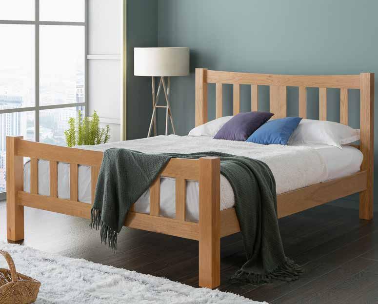 Findon N/A Screwed Size (cm) HB Height (mm) 135 1100 150 1100 Oak Solid Beds Wooden