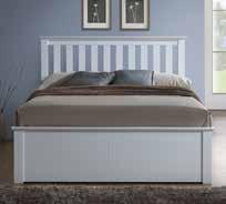 Rubberwood Sprung Beds Wooden Solid rubberwood & MDF