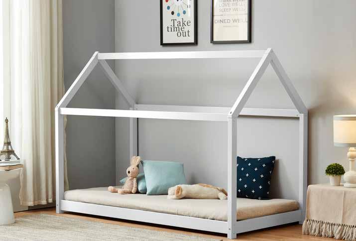 House New In Beds Kids White Grey