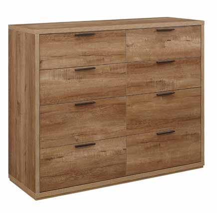 Stockwell Collection 4 Drawer Chest 4 + 2 Drawer Chest H954 x W800 x D400 H1154 x