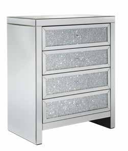 2 Drawer Bedside 4 Drawer Chest H920 x W750 x D460