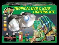 Includes: + + LIGHTING TROPICAL UVB & HEAT LIGHTING KIT ITEM# LF-30 Includes Mini Combo Deep Dome
