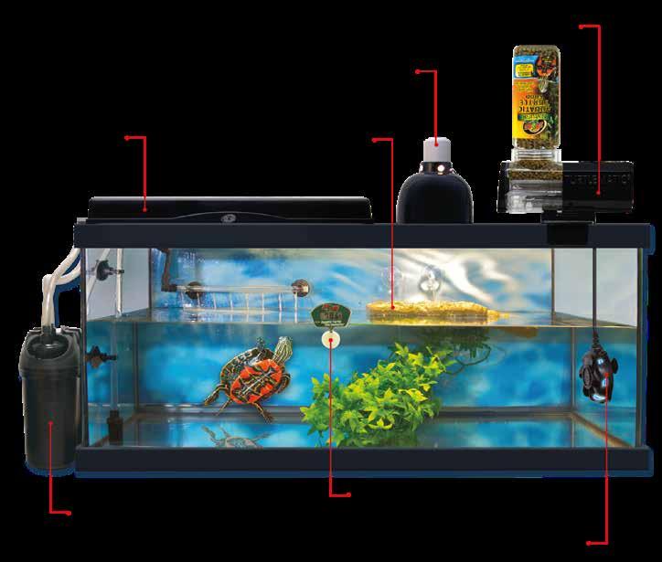 FEATURES: Digital temperature display, fully submersible, suction cup mounting. HEALTHY: Keeps aquatic turtles healthy and happy. Helps prevent loss of appetite due to cold water temps!