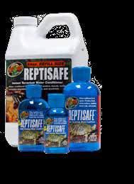 REPTISAFE ITEM# WC-2 2.25 oz. (66 ml) ITEM# WC-4 4.25 oz. (125 ml) ITEM# WC-8 8.75 oz. (258 ml) ITEM# WC-64 64 oz. (1.89 L) Refill Size AVIAN NUTRITION PRODUCTS The first instant terrarium water conditioner.