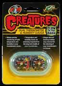 CREATURE CATCHER ITEM# CT-75 CREATURES DUAL THERMOMETER & HUMIDITY