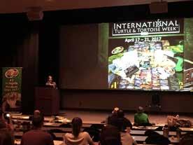 We speak at several conservation conferences such as Turtle and Tortoise Preservation Group, Daytona Turtle Night, and North American Reptile Breeders Conference (to name a few).