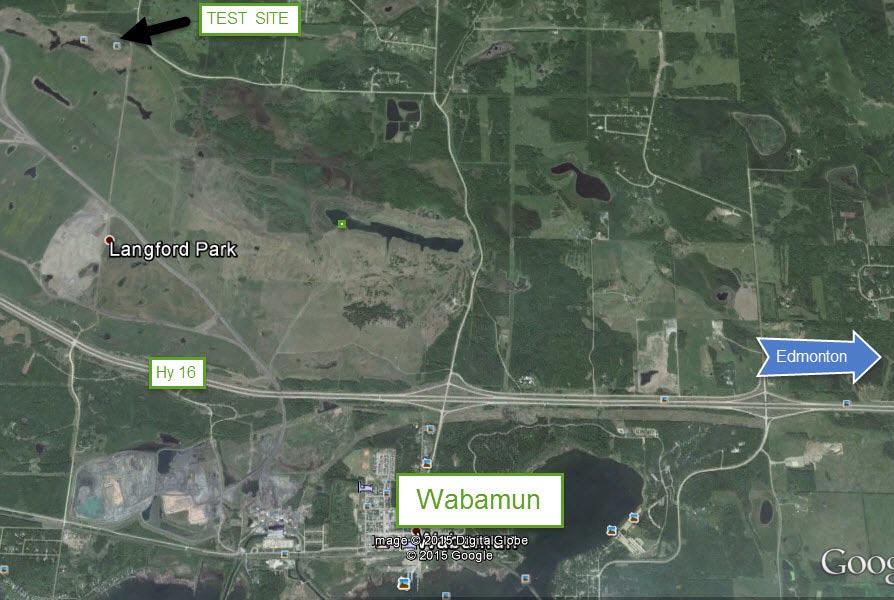DIRECTIONS: Turn north off of Hwy 16W at the Wabamun turnoff for 8 km on paved road, follow signs GENERAL INFORMATION 1.