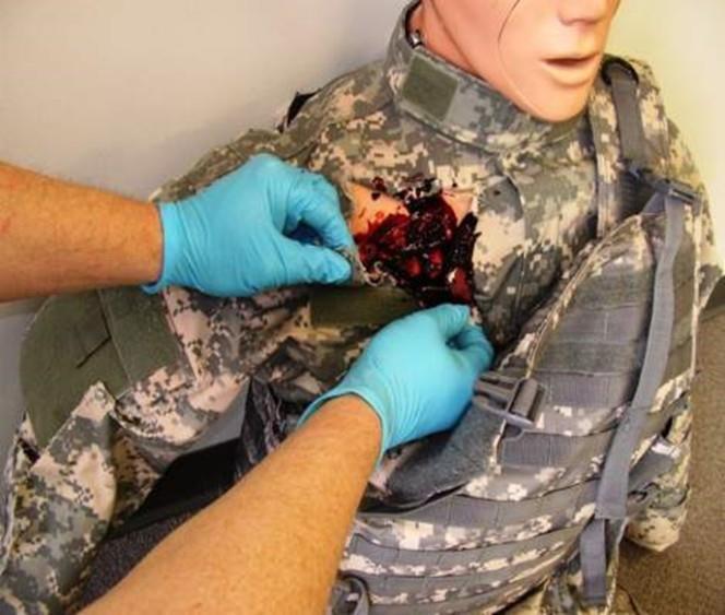B Bleeding (continued) Wounds That Can Lead to Death from Bleeding (2 of 3) Torso Junctional