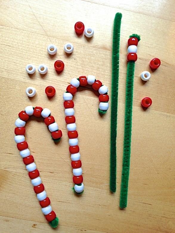 Fun Activity Beaded Candy Cane Ornaments You will need: -1 package (25 pc.