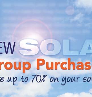 Contact us to see how purchasing solar